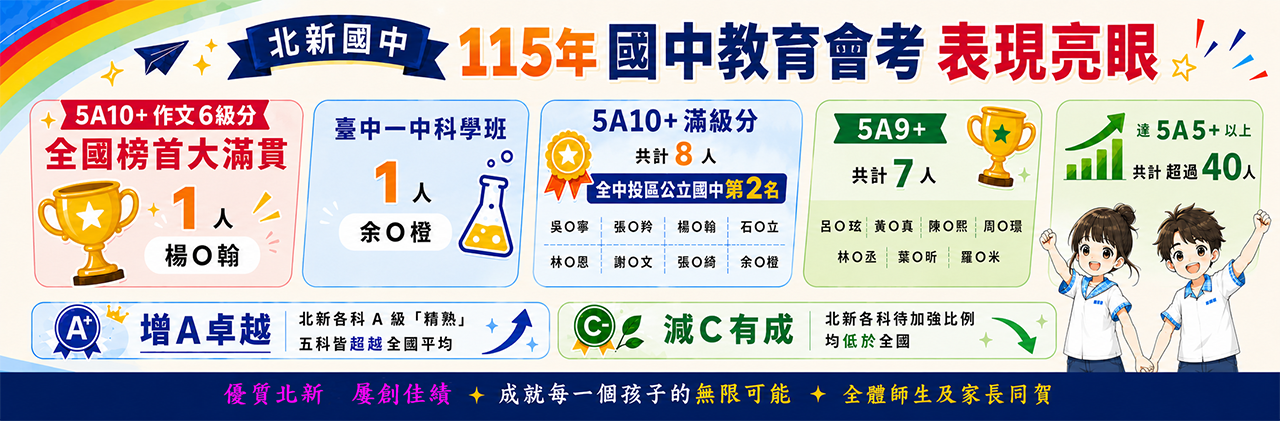 115會考表現亮眼
